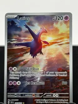 Latios 203/191 Secret Rare Holo Surging Sparks Pokemon Scarlet Violet SV08 NM - Image 1