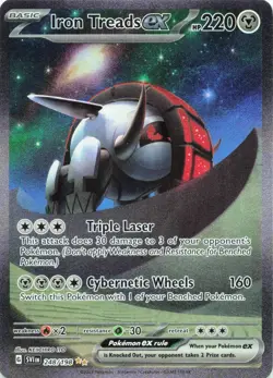 Iron Treads ex 248/198 Special Illustration Rare Scarlet & Violet Pokemon NM - Image 1