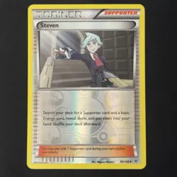 Steven 90/108 Reverse Holo Uncommon XY Roaring Skies Pokemon English NM - Image 1