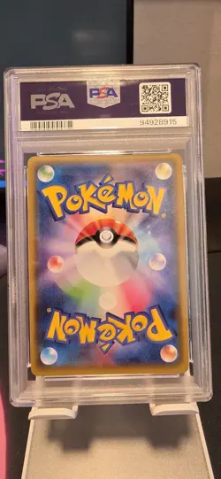 Pokemon PSA 9 Poncho Wearing Eevee - Glaceon - 143/SM-P SM Promo Japanese - Image 2