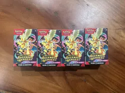 Pokemon Mega Evolution Ascended Heroes Booster Bundle (4 Boxes) - Image 1