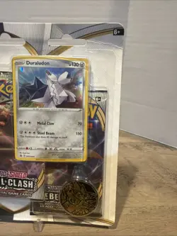 Pokemon Sword & Shield Rebel Clash 3 Booster Pack Blister Pack Duraludon Promo - Image 4