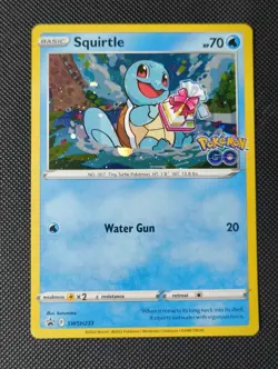 🌊 Pokemon TCG – Squirtle SWSH233 – SWSH Black Star Promo – Cosmos Holo - Image 1