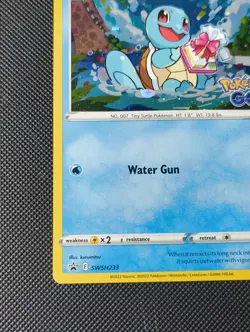 🌊 Pokemon TCG – Squirtle SWSH233 – SWSH Black Star Promo – Cosmos Holo - Image 5