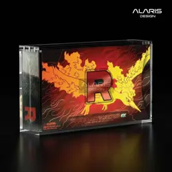 Pokemon Team Rocket Moltres UPC Acrylic Case With Magnetic Lid IN-STOCK USA - Image 1