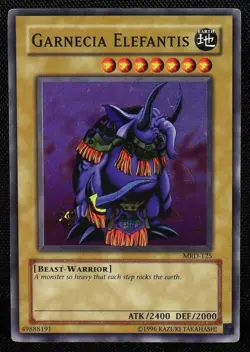 Yu-Gi-Oh English Garnecia Elefantis Prismatic Holo MRD-125 Card Yugioh - Image 1