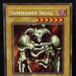 Yu-Gi-Oh English Summoned Skull Prismatic Holo BPT-002 Ltd Ed Card Yugioh - Image 2