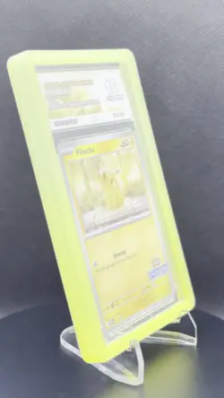 ⚡🎨 Pokemon TCG – Pikachu 214 – Illustration Contest Promo – ACE 10 + GrailGuard - Image 2