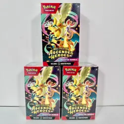 Pokemon TCG: Ascended Heroes Booster Bundle! Brand New & Factory Sealed Lot of 3 - Image 1