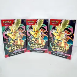 Pokemon TCG: Ascended Heroes Booster Bundle! Brand New & Factory Sealed Lot of 3 - Image 2