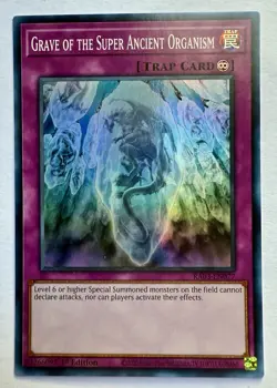 Yugioh! Grave of the Super Ancient Organism RA03-EN077 Super Rare - Image 1