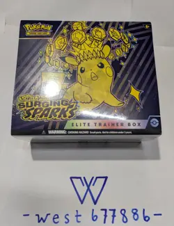 Pokemon TCG Scarlet & Violet—Surging Sparks Sealed Elite Trainer Box English ETB - Image 1
