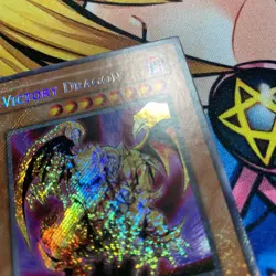 Yugioh! Victory Dragon RP02-EN098 (2025 Reprint) Secret Rare LP - Image 3