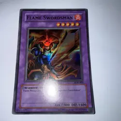 Yu-Gi-Oh Flame Swordsman Holo LOB-003 MP - Image 2