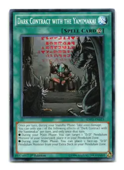 Dark Contract with the Yamimakai - SDPD-EN023 1st Edition - YuGiOh-LP - Image 1