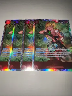 X4 Playset HIBARI OP11-010 SR English A FIST OF DIVINE SPEED TCG One Piece CCG - Image 4