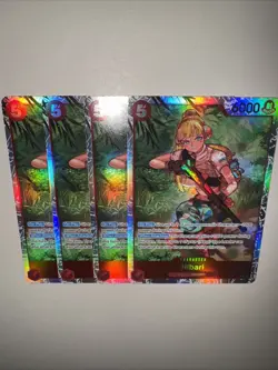 X4 Playset HIBARI OP11-010 SR English A FIST OF DIVINE SPEED TCG One Piece CCG - Image 5