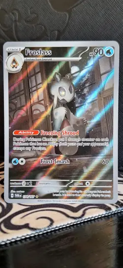 Pokemon TCG Twilight Masquerade Froslass Card 174/167 Illustration Rare - Image 1