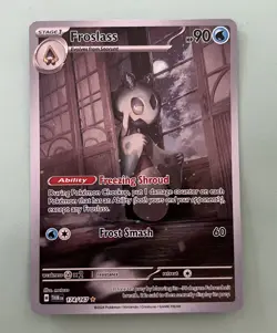 Pokemon TCG Card Froslass 174/167 Twilight Masquerade Illustration Rare - NM - Image 1
