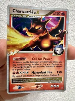 Pokemon TCG 2009 Charizard G LV.X Holo Card 143/147 Supreme Victors Rare - Image 1