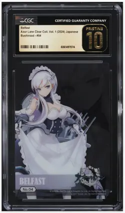 2024 👗 Azur Lane Belfast PS A10 Trading Card Vol.1 04 Bushiroad CGC-10 Pristine - Image 1