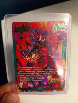 Giblet FS10-01 Leader Dragon Ball Legends Promo Card with Gold Art - Image 2