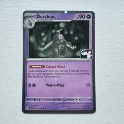 SWIRL Dusclops - Prize Pack Series 7 Shrouded Fable Cosmos Holo Pokemon Card NM - Image 1