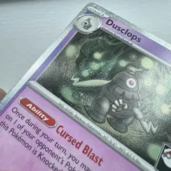 SWIRL Dusclops - Prize Pack Series 7 Shrouded Fable Cosmos Holo Pokemon Card NM - Image 2