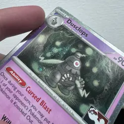 SWIRL Dusclops - Prize Pack Series 7 Shrouded Fable Cosmos Holo Pokemon Card NM - Image 3