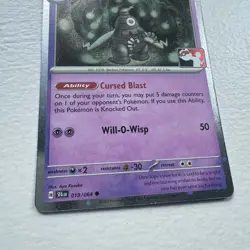 SWIRL Dusclops - Prize Pack Series 7 Shrouded Fable Cosmos Holo Pokemon Card NM - Image 4