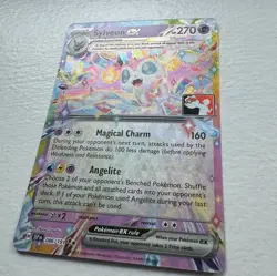 Sylveon ex 086/191 Prize Pack Series Stamped Promo Card NM - Image 3