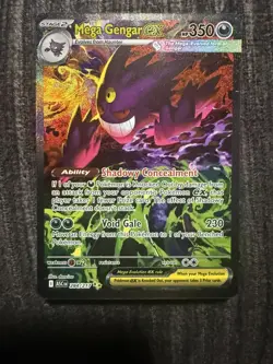 Pokemon TCG Mega Gengar Ex 284/217 Special Illustration Rare SIR Ascended Heroes - Image 1
