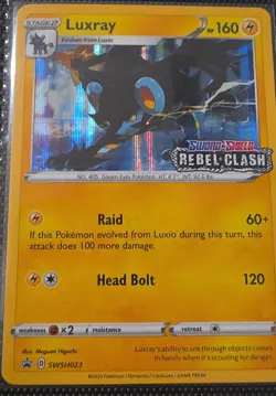Luxray - (Prerelease) SWSH023 SWSH: Sword & Shield Promo Cards Holo - Image 1