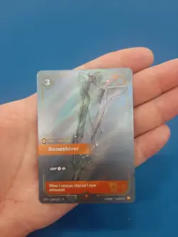 Boneshiver - Riftbound - SFD 118a/221- English - Lille Regional Promo Card NM - Image 1