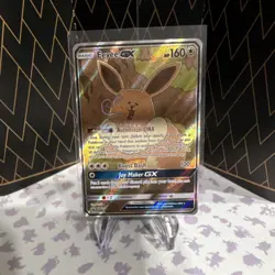Pokemon Eevee GX SM233 Sun & Moon Promo Full Art Holo 160 HP Card - Image 1