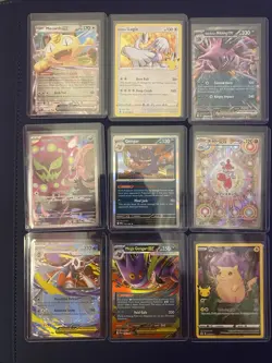 Pokemon GX EX Foil Cards Lot of 9 Meowth Lugia Nidoking Gengar Froslass - Image 1