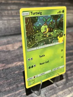 Turtwig 4/25 2021 McDonald's 25th Anniversary Pokemon Card Promo Pokemon TCG - Image 2