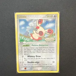 Pokemon Spinda 26/92 EX Legend Maker Rare Basic 60 HP Reverse Holo English Card - Image 1