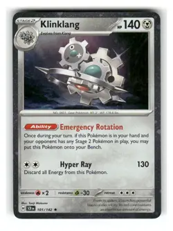 Klinklang 101/142 Cosmo Holo Miscellaneous Cards & Products Pokemon Near Mint - Image 1