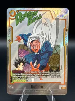 Dabura SB01-030 Rare Alternate Art Dragon Ball Manga Booster Card Fusion World - Image 1