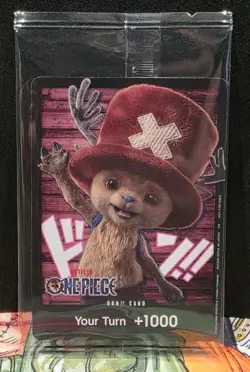 Tony Tony Chopper Don!! Netflix Live Action One Piece Promo Card Sealed English - Image 1