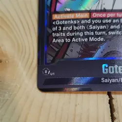 Bandai Dragon Ball Super Card Game Gotenks SB02-021 SB02 Rare Holo Battle 25000 - Image 5