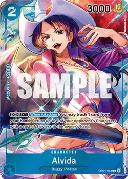 Alvida (Bx Topper) [OP01 - OP01-064] - NM [Foil] TCG One Piece - Image 1