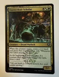 Essenceknit Scholar - 0187 - Secrets of Strixhaven SOS - NM/M MTG - Image 1