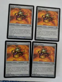 4 Helm of Kaldra 5th Dawn MTG NM Free shipping with tracking - Image 1