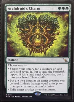 MTG Murders at Karlov Manor Archdruid's Charm (Rare) - Image 1