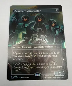MTG Magic Academy Manufactor 7094 Secret Lair Fallout Foil Never Played - Image 1
