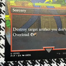 1x MTG Vandalblast (Borderless) - Universes Beyond: Fallout (PIP) #355 - Magic - Image 5