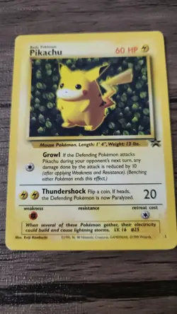 Pokemon Pikachu 1 Promo Wizards Black Star Promos Pokemon A - Image 1