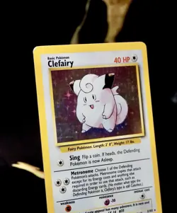 Pokemon TCG Base Set Clefairy 5/102 WOTC 1999 Unlimited Vintage Card No Reserve! - Image 3